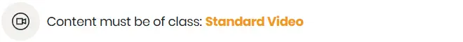 Spondise content requirement example 2